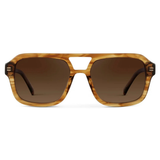 Crystal Brown Grain / Brown Gold Gradient Lens