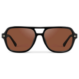 Black / Tinted Red Lens
