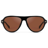 Black / Tinted Red Lens