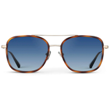 Brown Tortoise / Gradient Blue Lens