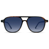 Whiskey Brown Tortoise / Blue Gradient Lens